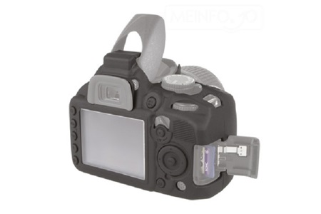 Easycover Nikon D3100 Uyumlu Silikon Kılıf Siyah