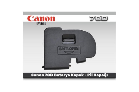 Tewise Canon 70D-80D Uyumlu Batarya Kapak Pil Kapağı
