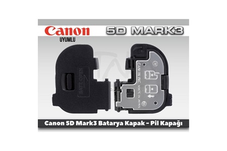 Tewise Canon 5D Mark III-5Ds-5Ds R Uyumlu Batarya Kapak Pil Kapağı