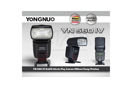 Yongnuo YN560-IV Dahili Alıcılı Tepe Flaşı