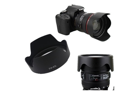 Tewise Canon EW-83L Parasoley 24-70mm F4 L IS USM Uyumlu