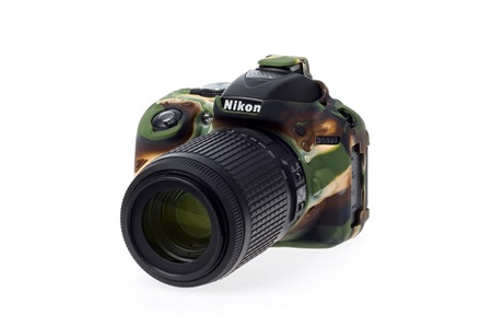 Easycover Nikon D5300 Silikon Kılıf Kamuflaj