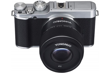 Yongnuo 42.5mm F1.7 Otofokus Lens Panasonic GF8 GF9 GX85 Olympus