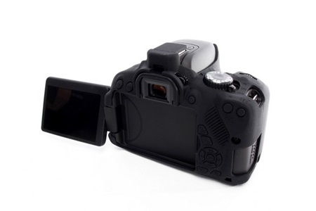 Easycover Canon 650D-700D Silikon Kılıf Siyah