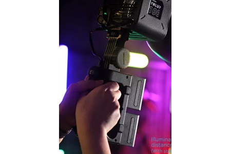 Yongnuo YNLUX100 Led Işık Uyumlu NP-F Batarya Handle Siyah