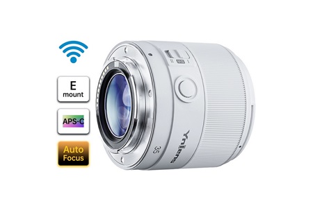 Yongnuo 35mm F1.8S DA DSM WL Otofokus Wireless Lens (Sony E) Beyaz