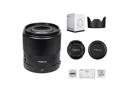Yongnuo 50mm f/1.8R DF DSM Full Frame Otofokus Lens (Canon RF) Siyah