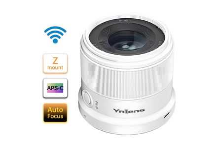 Yongnuo 35mm f/1.8Z DA DSM WL APS-C Wireless Otofokus Lens (Nikon Z) Beyaz