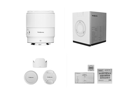 Yongnuo 50mm f/1.8S DF Lite Full Frame Otofokus Lens (Sony E) Beyaz