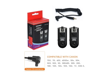 Yongnuo RF603C II C3 Canon Uyumlu 1+1 Flaş Tetikleyici
