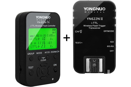 Yongnuo YN622N-Kit Nikon Uyumlu HSS TTL Flaş Tetikleyici