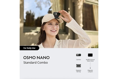 DJI Osmo Nano Standard Combo Aksiyon Kamerası (128 GB)