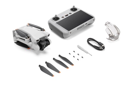 DJI Mini 3 4K Drone + RC Ekranlı Kumanda