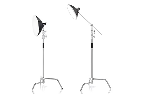 LATT Kraft 330 Deve Boynu Işık Ayağı 330cm Boom C Stand