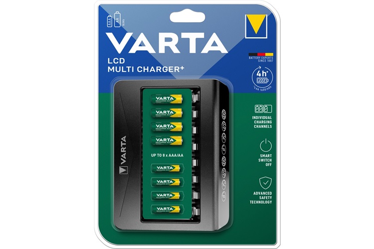 Varta Lcd Multi Plus Aa,Aaa Pil Uyumlu 8'li Şarj Cihazı