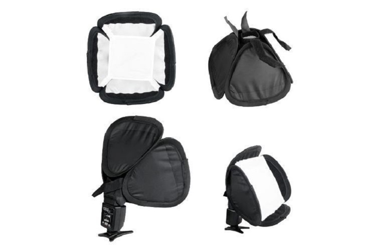 Tewise 23x23cm Tepe Flaşları Uyumlu Softbox