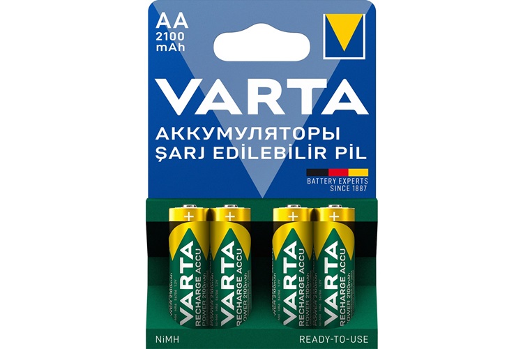 Varta 2100 mAh 1.2V AA Şarjlı Pil 4 Adet