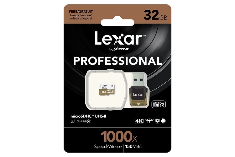 Lexar 32 GB 1000x UHS-II U3 4K Micro SD Hafıza Kartı 150mb/s