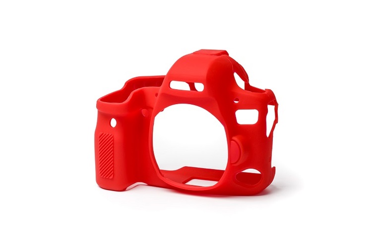 Easycover Canon 760D Silikon Kılıf Kırmızı