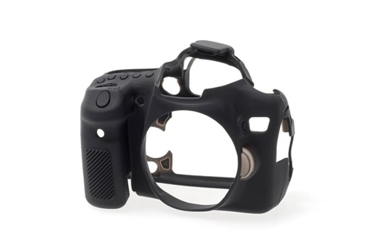 Easycover Canon 70D Silikon Kılıf Siyah