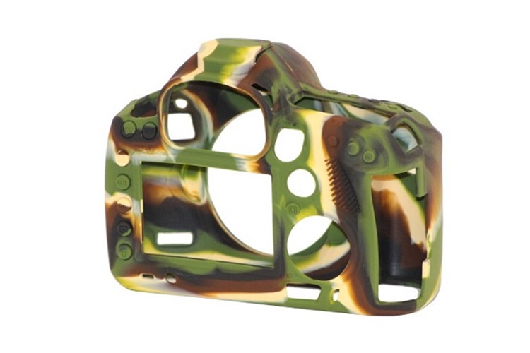 Easycover Canon 5D Mark IV Silikon Kılıf Kamuflaj