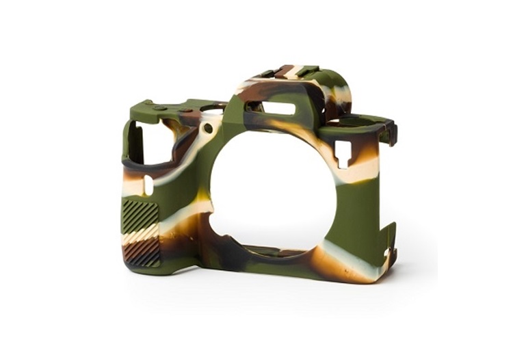 Easycover Sony A7 A7R3 A9 Silikon Kılıf Kamuflaj