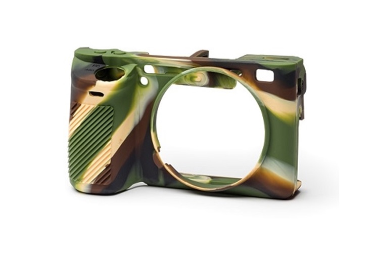 Easycover Sony A6500 Silikon Kılıf Kamuflaj