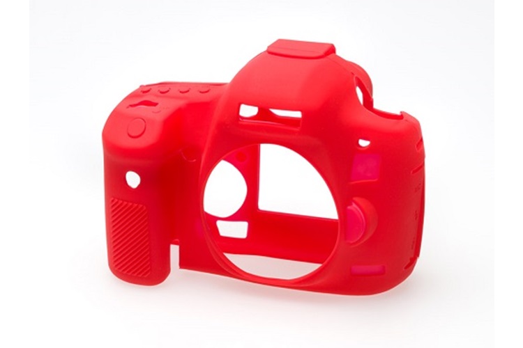 Easycover Canon 5D Mark III 5Ds 5DsR Silikon Kılıf Kırmızı