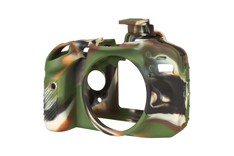 Easycover Nikon D7100-D7200 Silikon Kılıf Kamuflaj
