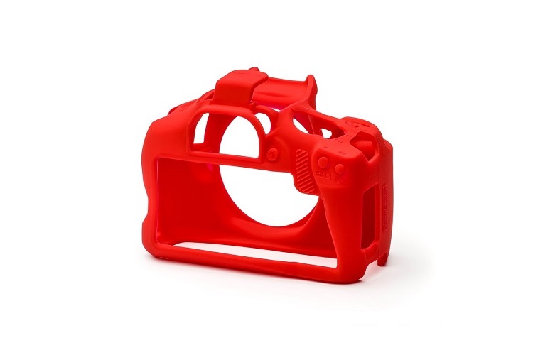 Easycover Canon 4000D Silikon Kılıf Kırmızı