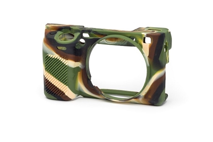 Easycover Sony A6000 A6100 A6300 A6400 Silikon Kılıf Kamuflaj