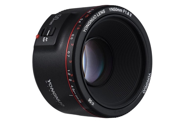 Yongnuo 50mm F1.8 II Canon Uyumlu Otofokus Prime Lens Siyah