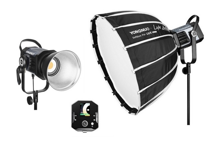 Yongnuo LUX160 Bi-Color 180W COB LED Video Işığı (Kit Versiyon)