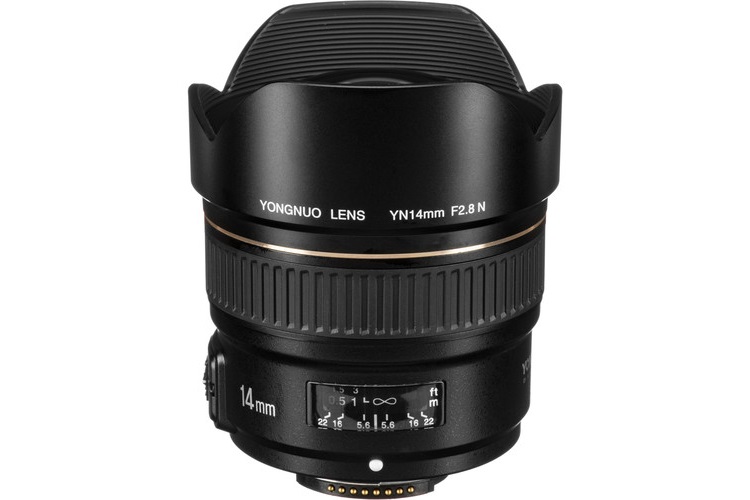 Yongnuo YN14mm F2.8N Nikon Uyumlu Geniş Açı Lens