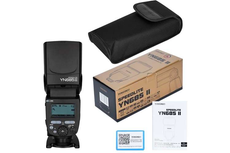 Yongnuo YN685-II C Dahili Alıcılı Canon Uyumlu HSS TTL Tepe Flaşı