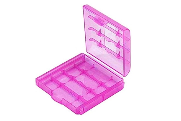 LATT AA/AAA Pil Uyumlu Pil Kutusu (Pembe)