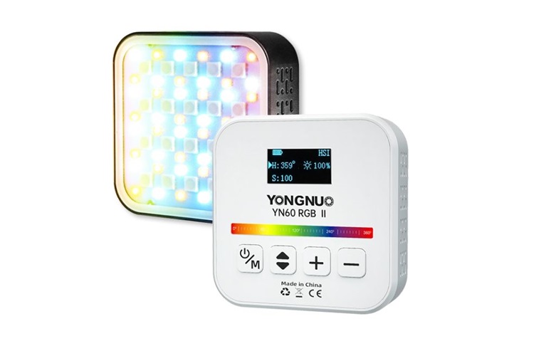 Yongnuo YN60-RGB II Dahili Bataryalı Mobil LED Işık - Beyaz Kasa