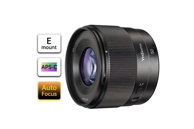 Yongnuo 50mm f/1.8S DA Lite APS-C Otofokus Lens (Sony E) Siyah