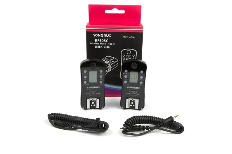 Yongnuo RF605C Canon Uyumlu 1+1 Flaş Tetikleyici, 100m Menzil
