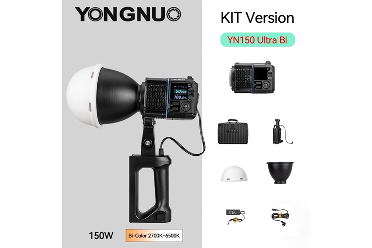 Yongnuo YN150 Ultra Bi-Color 150W COB Led Işık (Kit Versiyon)