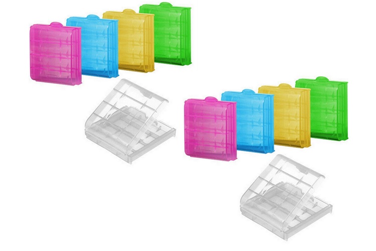 LATT AA/AAA Pil Kutusu - Karışık Renkli 10lu Paket