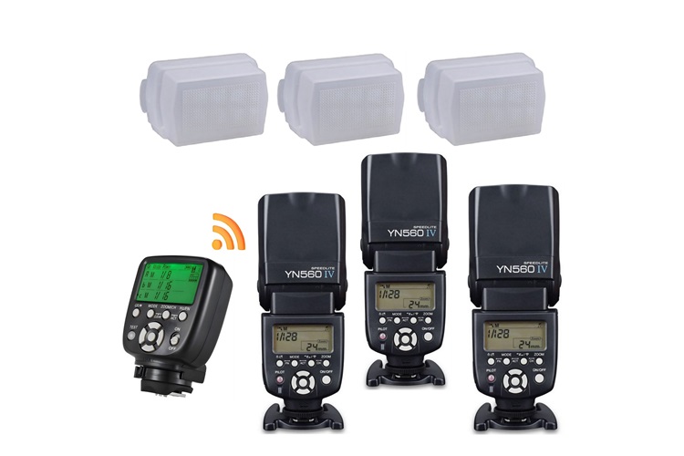 Yongnuo YN560-IV Sony Uyumlu Üçlü Flaş Seti K27