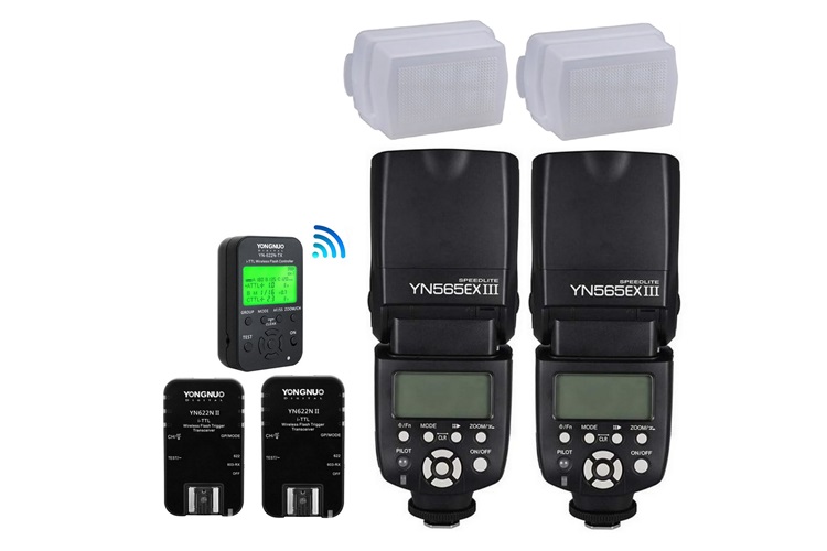 Yongnuo YN565-EX III Nikon Uyumlu İkili TTL Flaş Seti K38