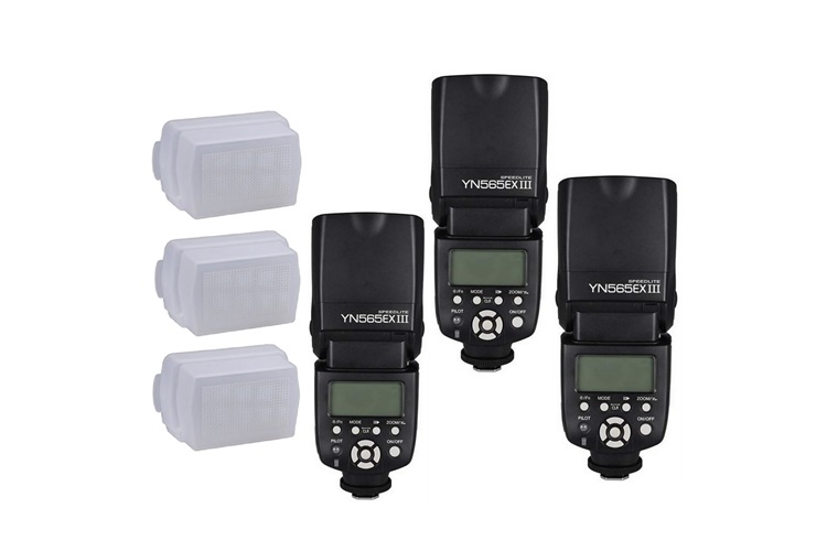 Yongnuo YN565-EX III Nikon Uyumlu Üçlü TTL Flaş Seti K42
