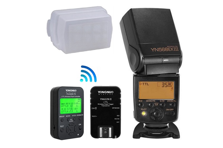 Yongnuo YN568-EX III Nikon Uyumlu TTL Flaş Seti K49