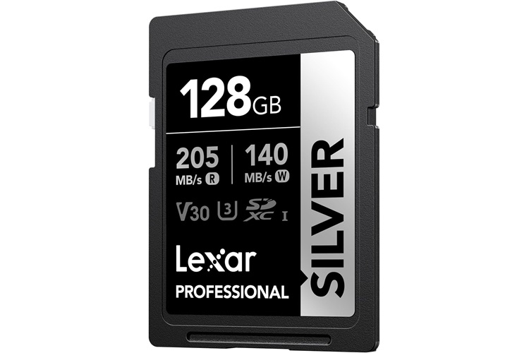 Lexar Silver 128 Gb U3 V30 4K SD Hafıza Kartı 205 mb/s