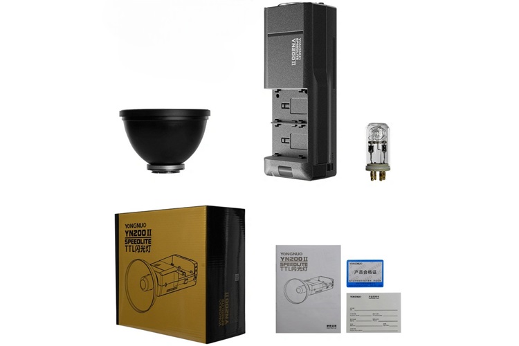 Yongnuo YN200-II 200W Taşınabilir Sony NP-F Batarya Uyumlu TTL Flaş