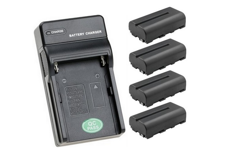 Tewise FB Sony NP-F550 Led Işık Bataryası 4'lü Set