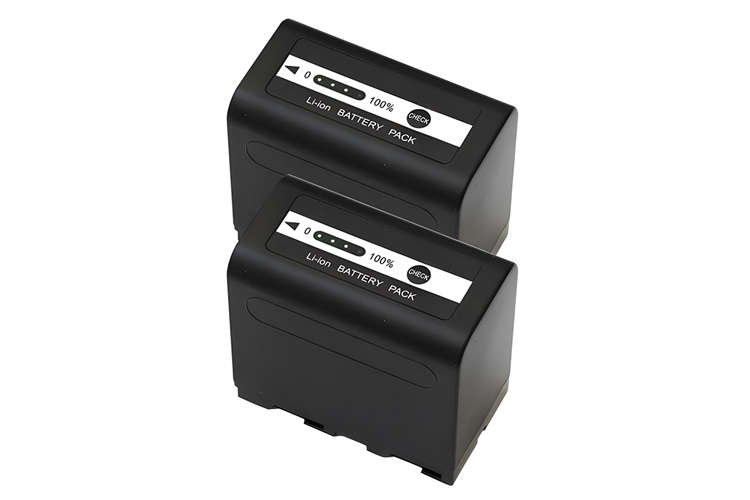 PATONA NP-F970D 7800 Mah Güç Göstergeli LED Işık Bataryası 2'li Paket