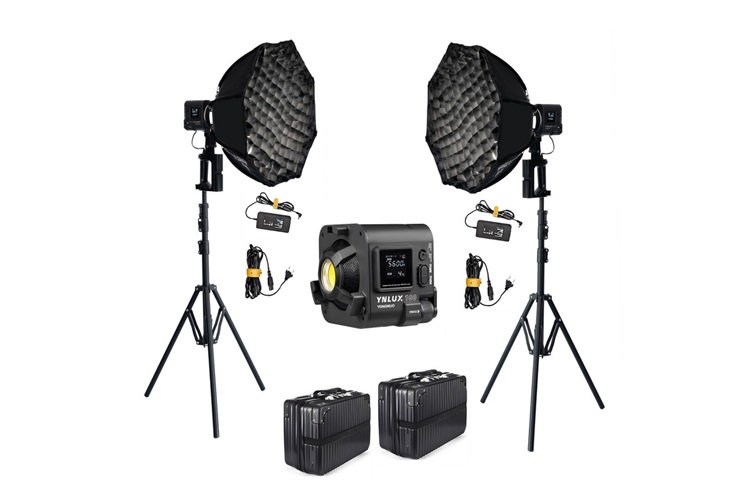 Yongnuo YNLUX100 100W Bi-Color COB LED Işık 2'li Softbox Set